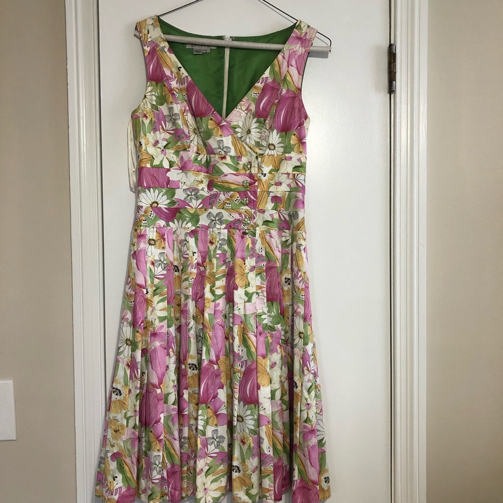 Floral Kay Unger Dress